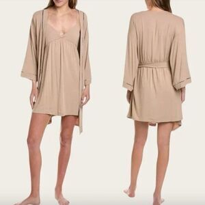 Hale Bob Luxury 2pc Nightgown & Robe Set Size M and XS